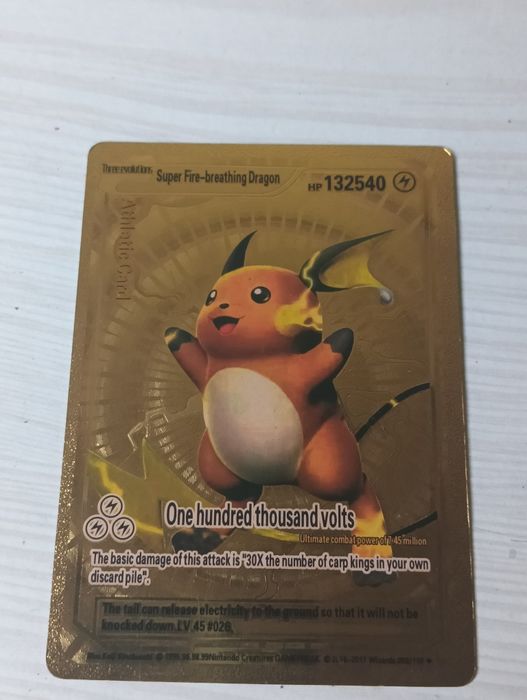 Raichu de aur nou