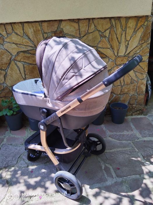 Детска количка KikkaBoo Irene,Beige 2 in 1