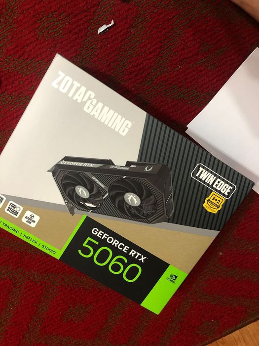 Zotac Nvidia GeForce RTX 5060 8gb GDDR7 новая мощная игровая видеокарт