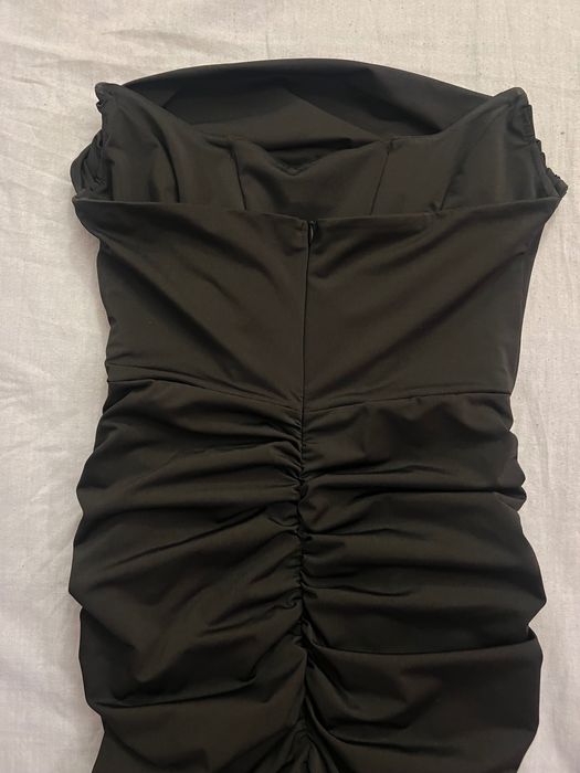 Черна къса рокля