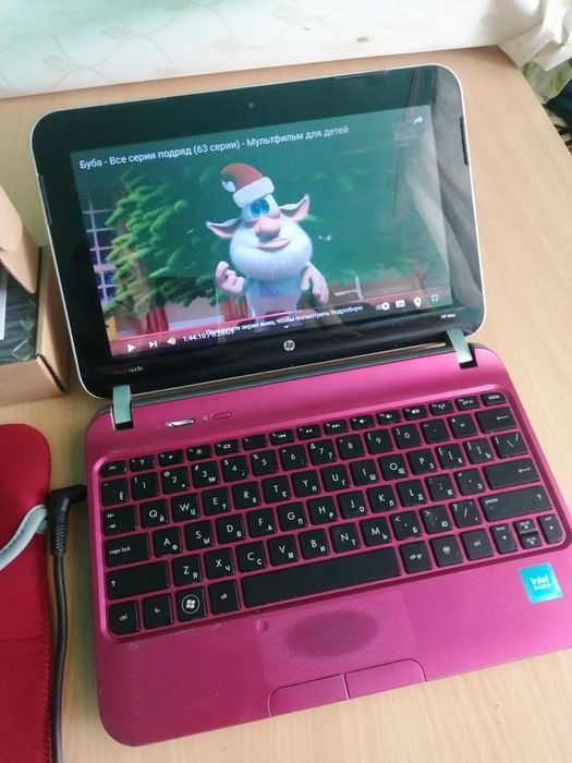 Нетбук 4 ядра. Новая батарея.