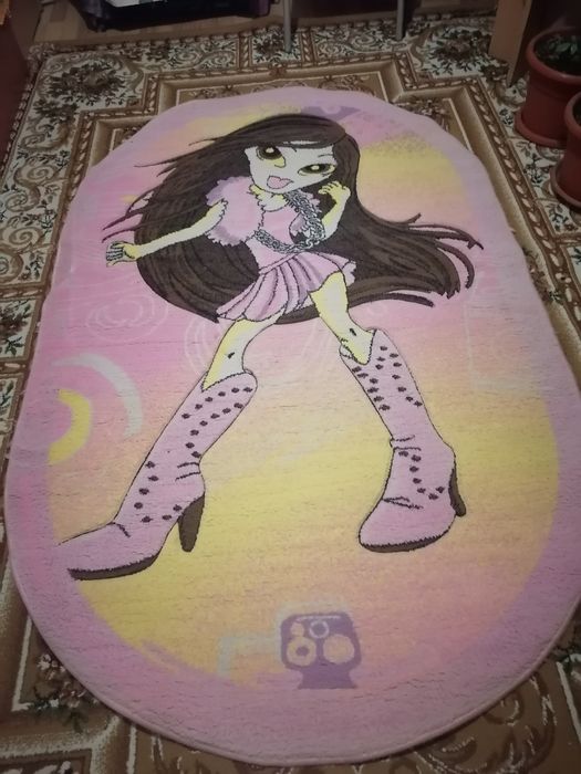 Covor cu prințesa pentru cameră fetițe