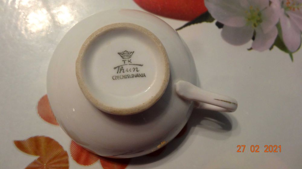 Vand 4 cesti marca THUN ptr. cafea, tuica ani 50