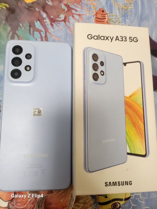 "Samsung A33 5G 128GB Blue - Impecabil (Ca nou) - Full Box"
