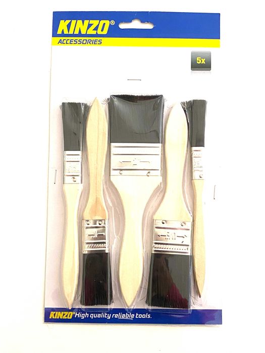 5 х Качествени четки за боядисване/ отсичане Kinzo - Внос от Англия