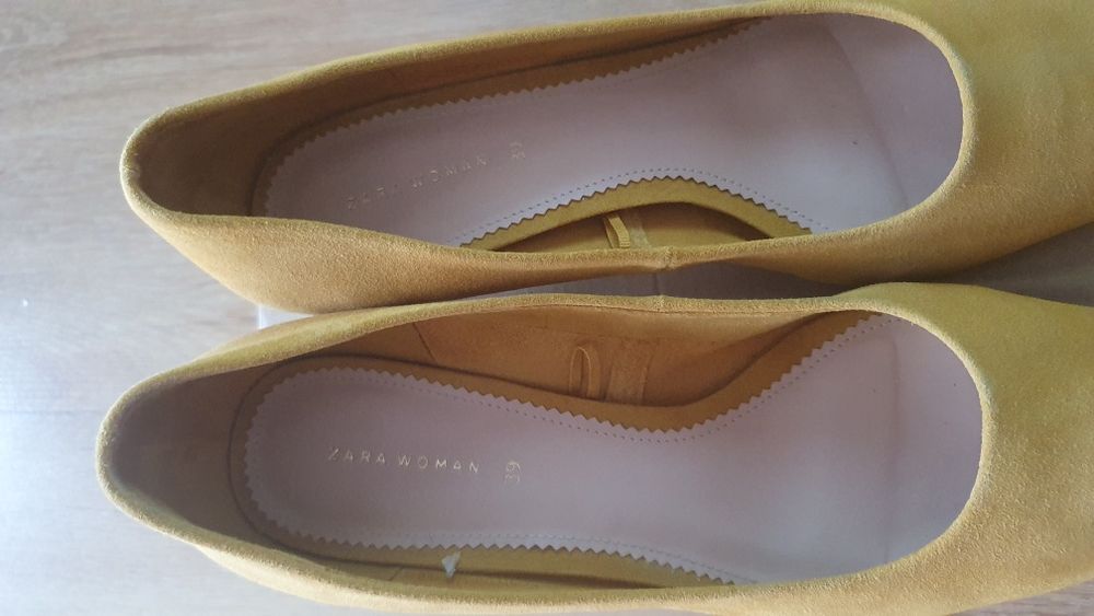 Zara естествена кожа 39