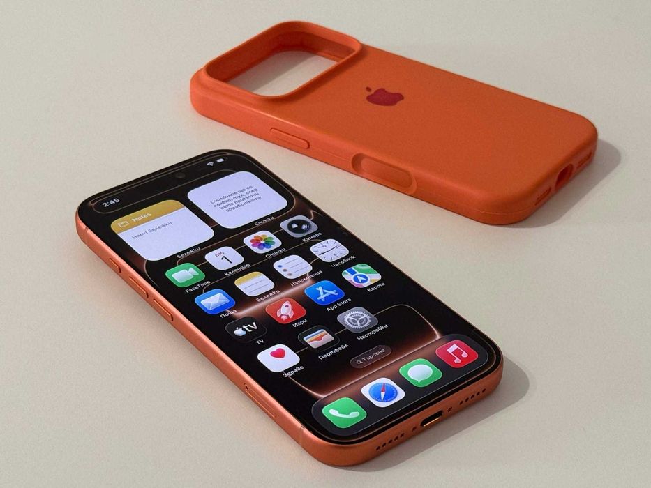 Бартер! Като НОВ! iPhone 17 Pro Cosmic Orange (Оранжев)