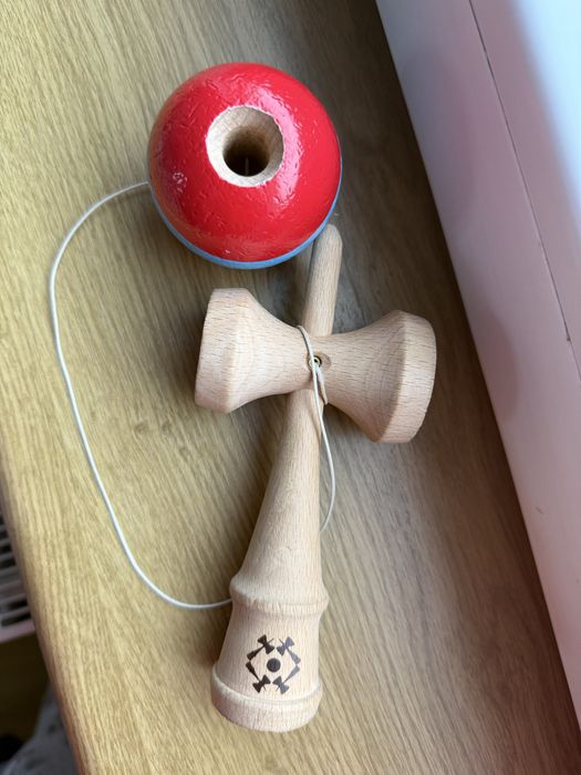 KENDAMA USA , lemn natural