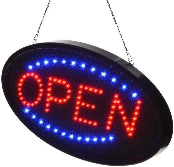 LED табела OPEN заведение/магазин/ресторант/кафене, различчни видове