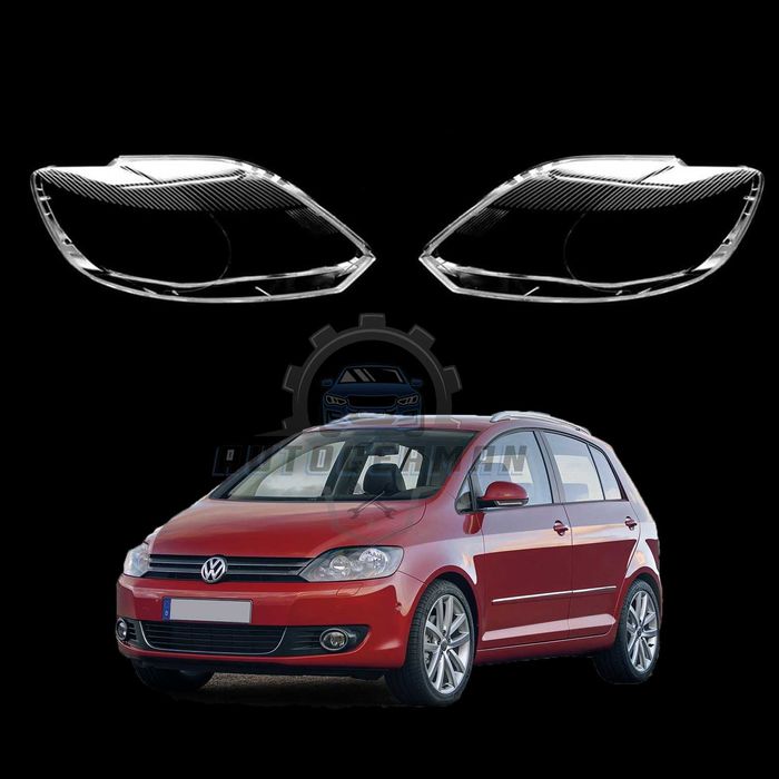 Капаци фарове Volkswagen VW Golf Plus (09-13) стъкло фар крушки Фолксваген Голф Плюс xenon