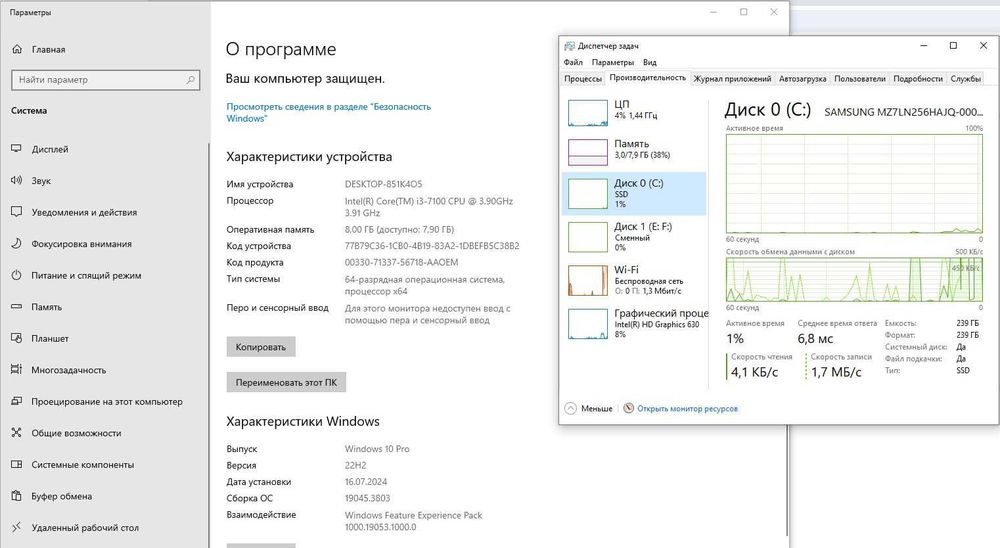 Компьютер HP ProDesk 400 G4 MT Bisiness PC