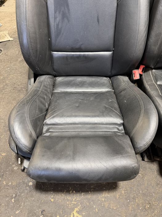 Черен рекаро салон за BMW F10 с подгрев