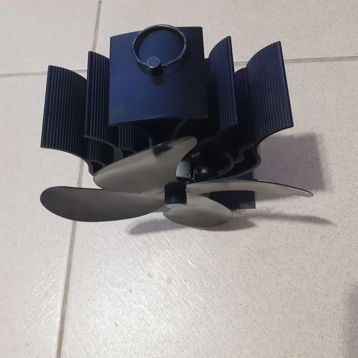 Вентилатор за камина с 4 перки, 70 до 350°C