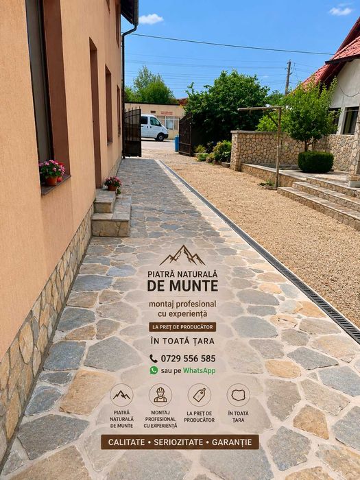 piatra naturala de munte si montaj profesional