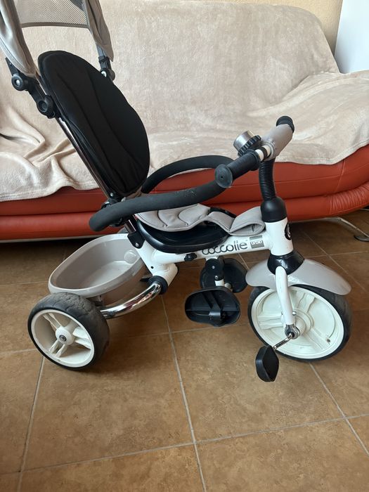 Tricicleta pliabila cu roti gonflabile Coccolle Urbio Air Gri