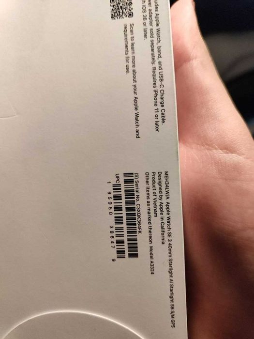 Apple Watch SE 3 40mm Starlight