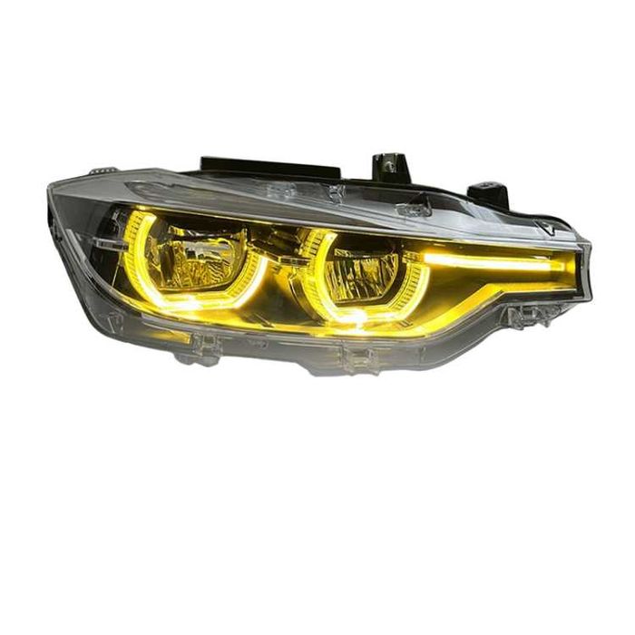 Faruri Full LED BMW Seria 3 F30 F31 DRL Alb/Galben Plug&Play GARANTIE