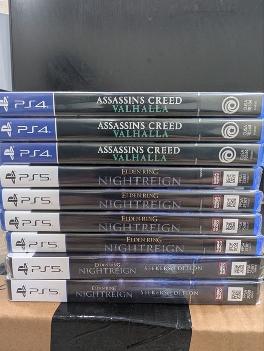 Новые диски на playstation 4-5