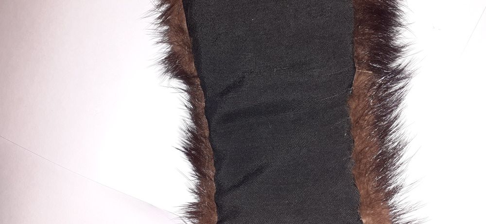 Guler din blana de nurca/nutrie