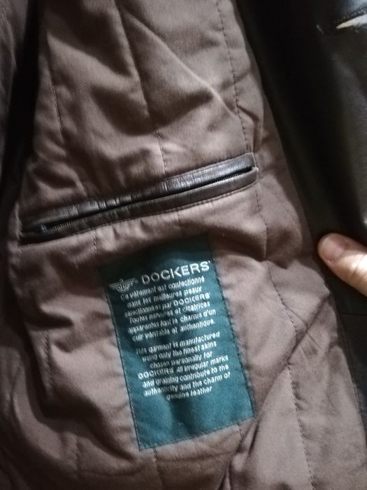 Scurta/geaca piele naturala barbati, marca Dockers, XL