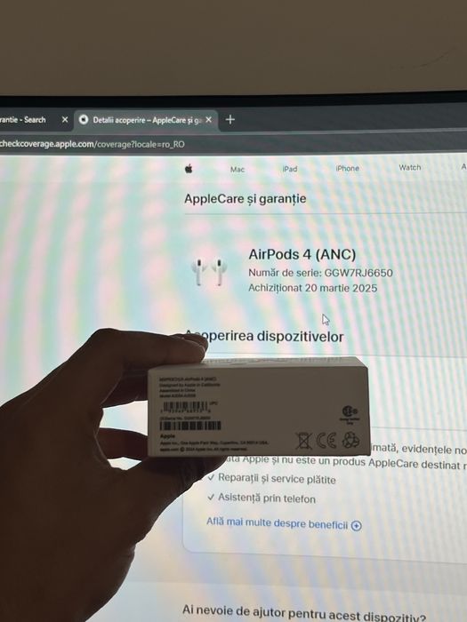 AirPods  4, noi și sigilate predare personala in bucuresti sau OLX / Fan Courier