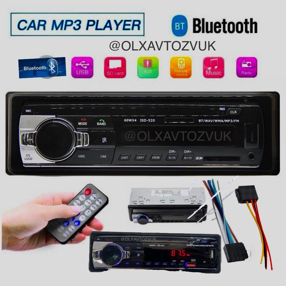 Pioneer magnitafon yangi Blutus usb aux radio mafonda pult shtekir bor: 159  000 сум - Автозвук Ташкент на Olx