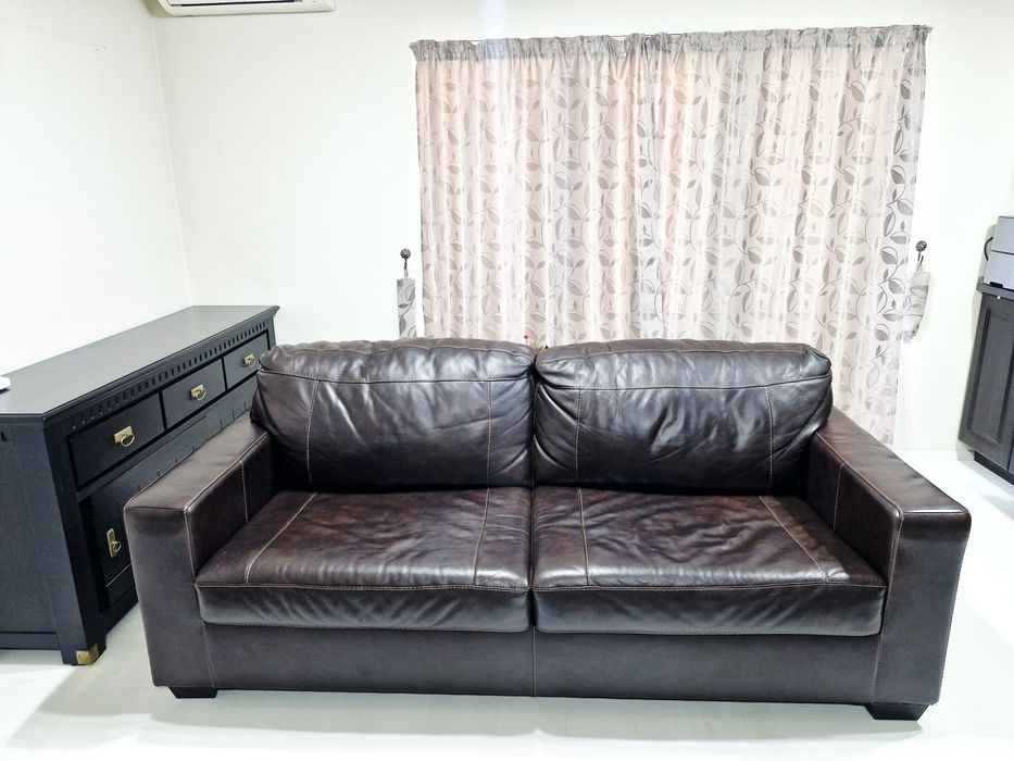 Set canapea extensibila  cu doua fotolii Wanek Furniture Asley stare impecabila