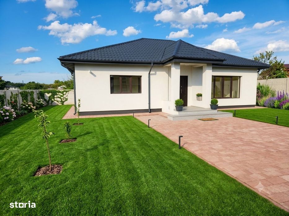 Vilă Individuală pe Parter – Clinceni | Curte  535m2 | Premium