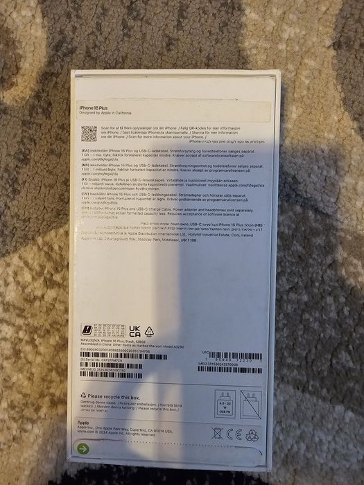 Iphone 16 plus 128gb