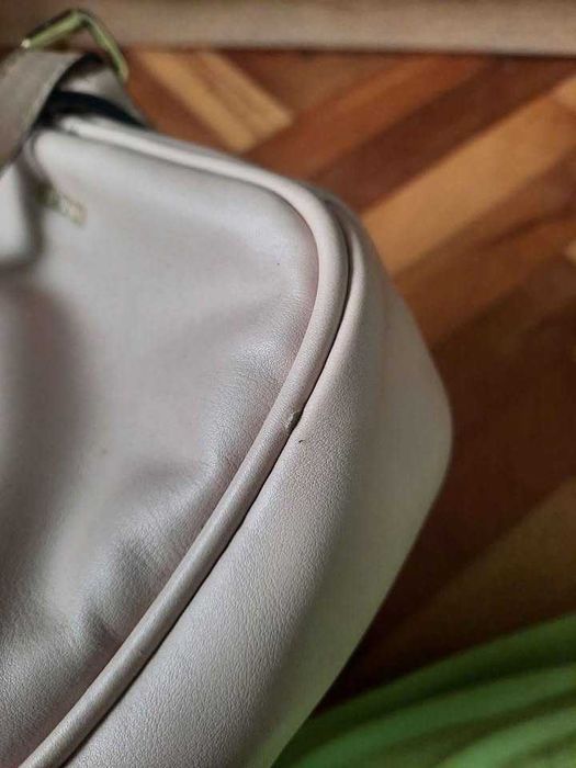 Дамска бежова-розова мини чанта