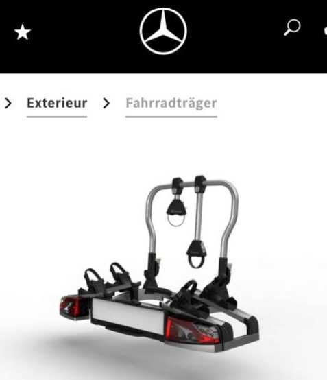 Suport transport biciclete Mercedes