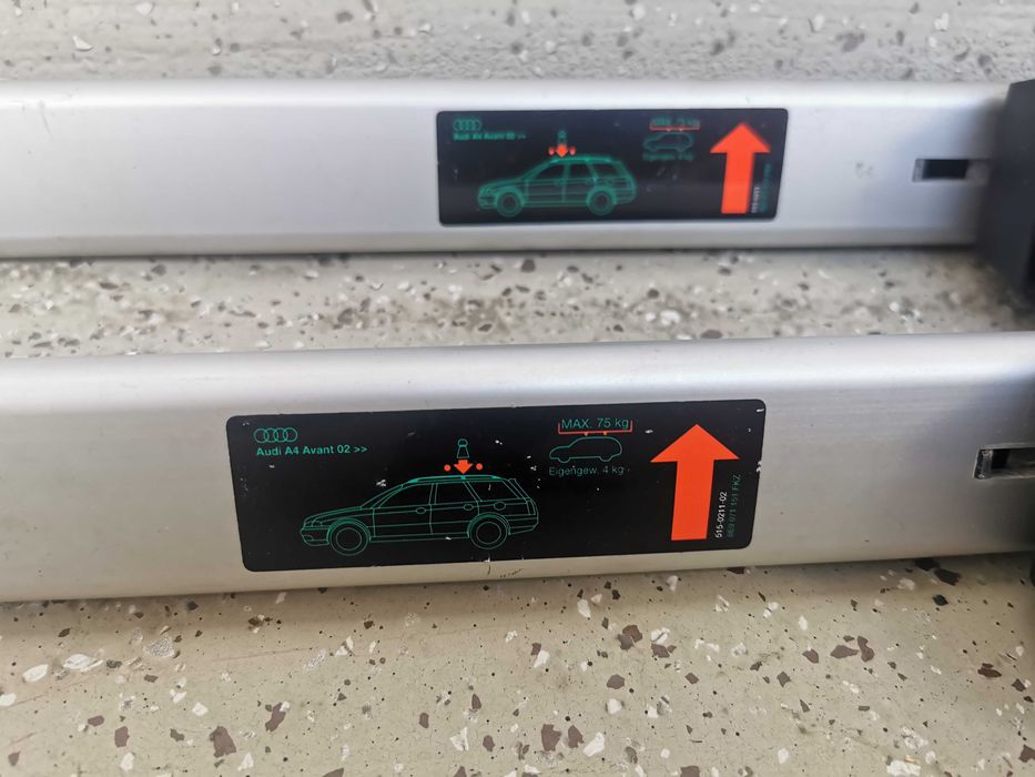 Ориг. Напречни греди**багажник**AUDI A4 Avant**Ауди А4-комби*