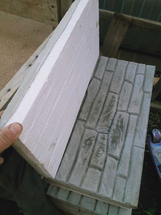 Фасадные панели для цоколя дикий камень