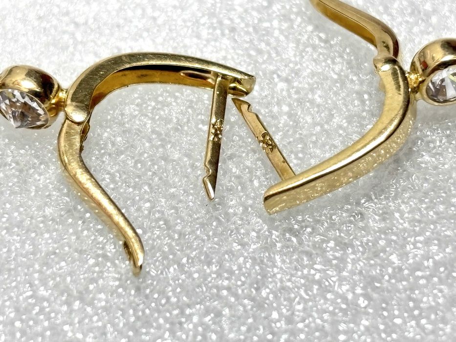 Дамски Златни Обеци- 14К (проба 585) /88€ на грам/