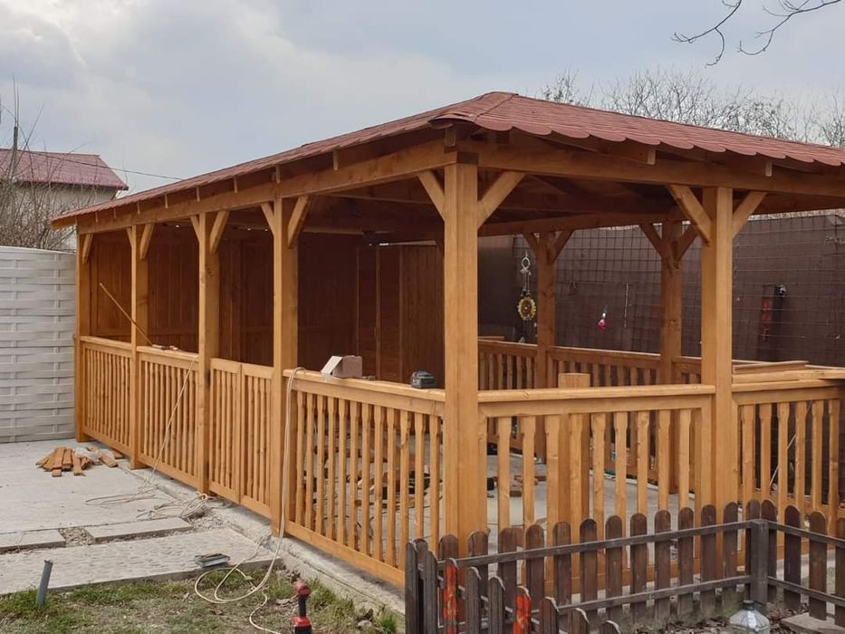 Foisoare pe structura de lemn