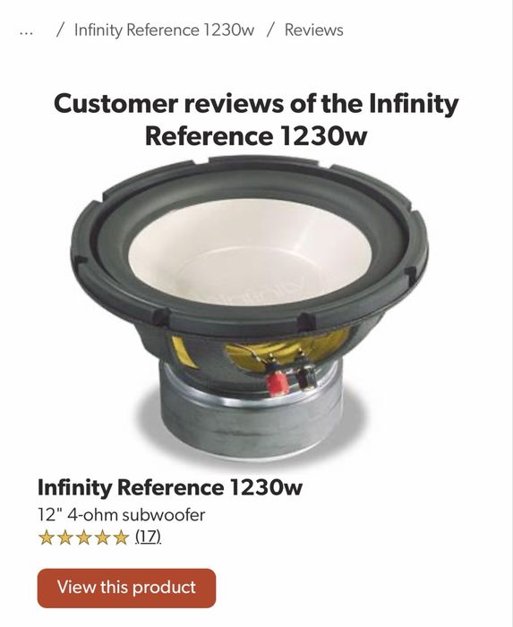 Difuzor subwoofer 300-1200 w