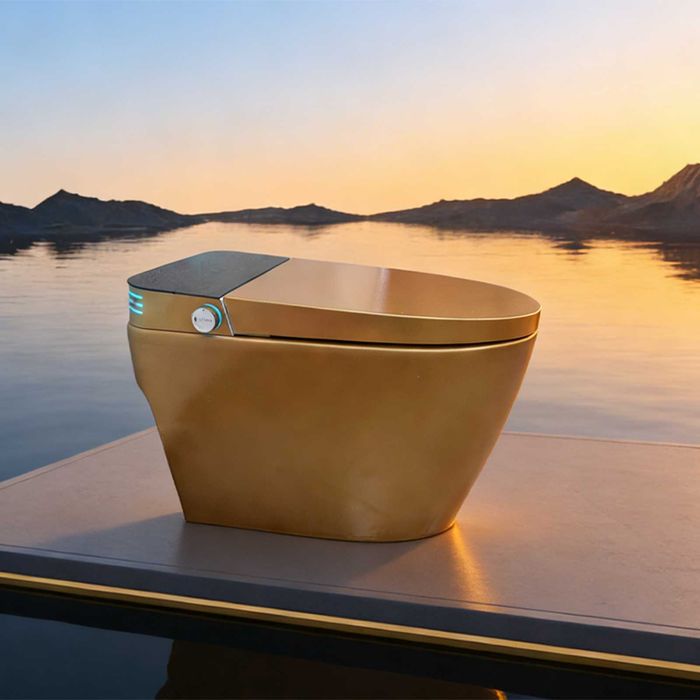 Мултифункционална смарт тоалетна - Цвят злато