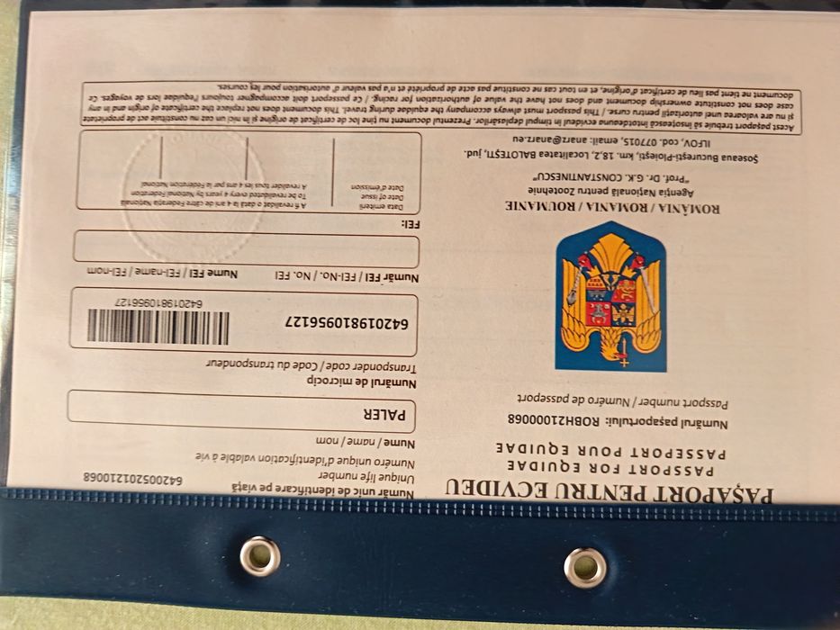 Vând harmasar Linia Fitero