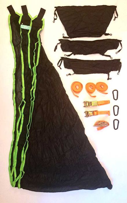 ГИГАНТСКИ Триточков ХАМАК Триъгълна люлка за 3 души *280см * Три точки