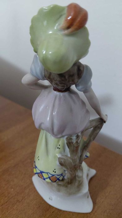 Set 3 bibelouri porțelan german, marcaj „N sub coroană”, cca 1900–1950