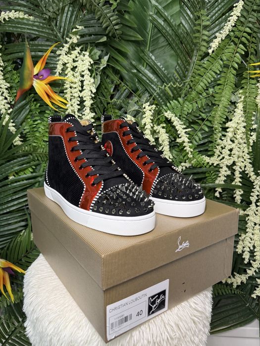 Christian Louboutin High Orlato Black Red