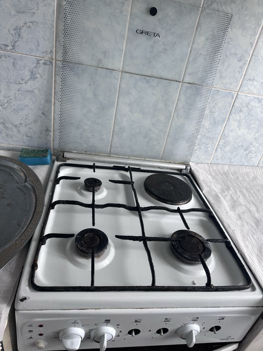 Газовая плита в рабочый