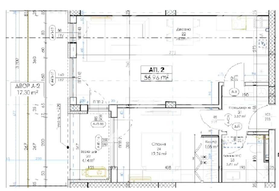 Двустаен апартамент в Беломорски 847-24618