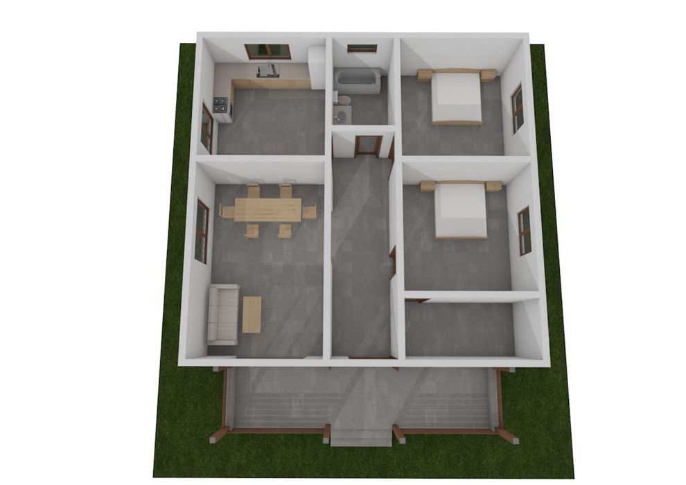 Casă 140 mp + teren 700 mp | Valea Călugărească | Zonă de deal | Acte la zi, proiect modern.