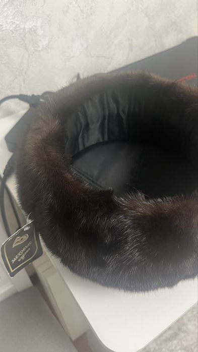 Мужская норковая шапка