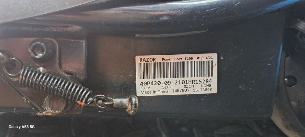 Trotineta electrică 24v platformă aluminiu