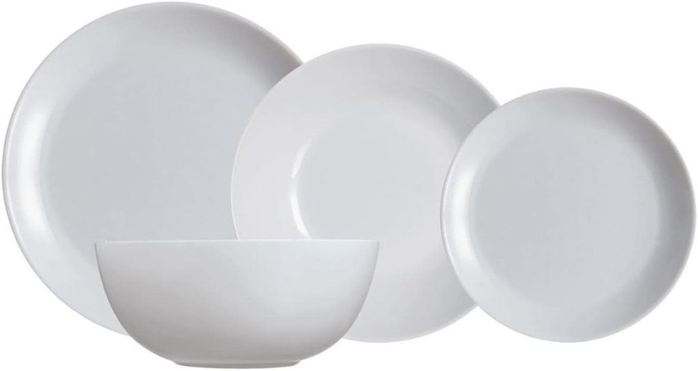 Елегантен и издръжлив сервиз за хранене от 19 части Luminarc Diwali Gr