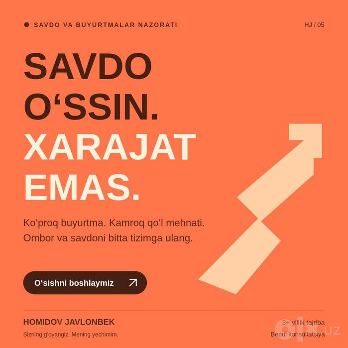 Savdo va ombor hisobini yuritish dasturi
