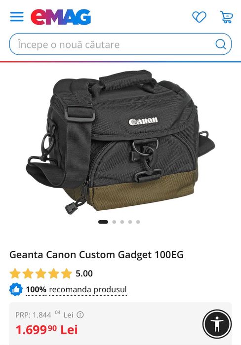 Geantă Canon Custom Gadget 100EG