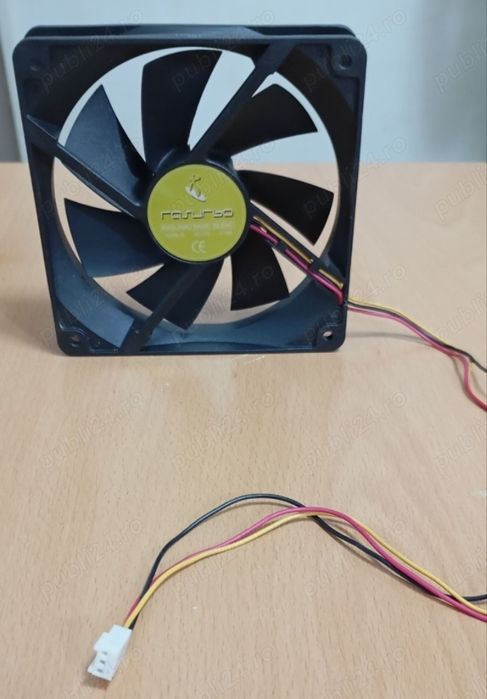 Vand Ventilator Carcasa Rasurbo Basic Silent 120mmx120mmx25mm , 3 pini